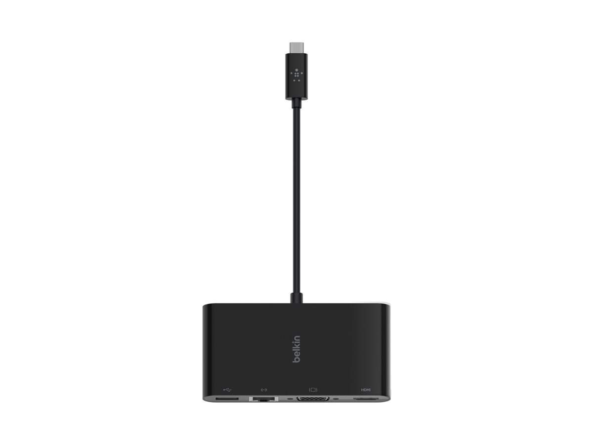 Belkin Multiport-Adapter - USB-C - VGA, HDMI1GbE
