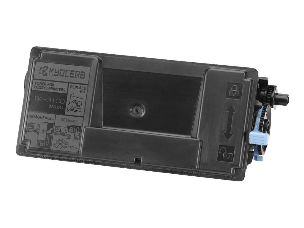Kyocera TK 3100 - Schwarz - original - Tonerpatronefür ECOSYS M3040 - M3540; FS-2100 - 4200
