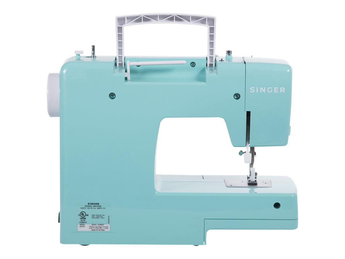 Singer 3223G - Nähmaschine - 23 Stiche - 1 vier-SchrittKnopfloch - Türkis