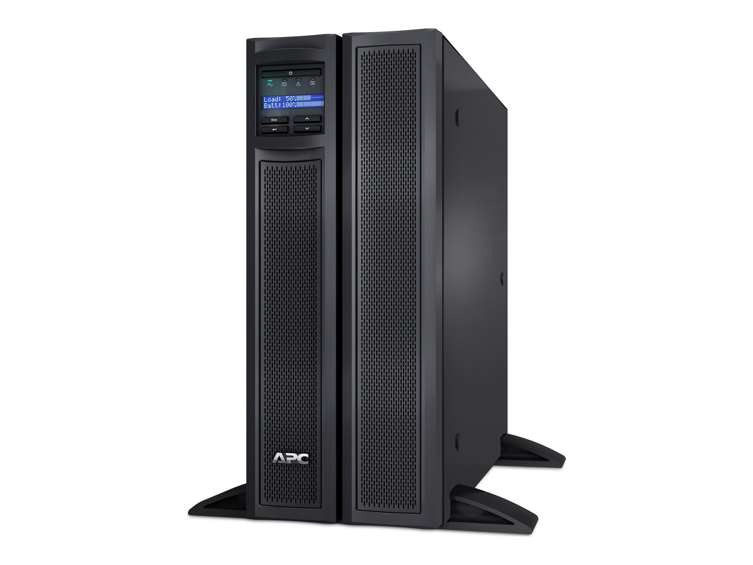 APC Smart-UPS X 3000 Rack/Tower LCD - USV (in Rack montierbar/extern)Wechselstrom 208/230 V - 2700 watt - 3000 VA - 1-phasig - RS-232 - USB - Ausgangsanschlüsse: 12 - 4U - Schwarz - APC Take-Back