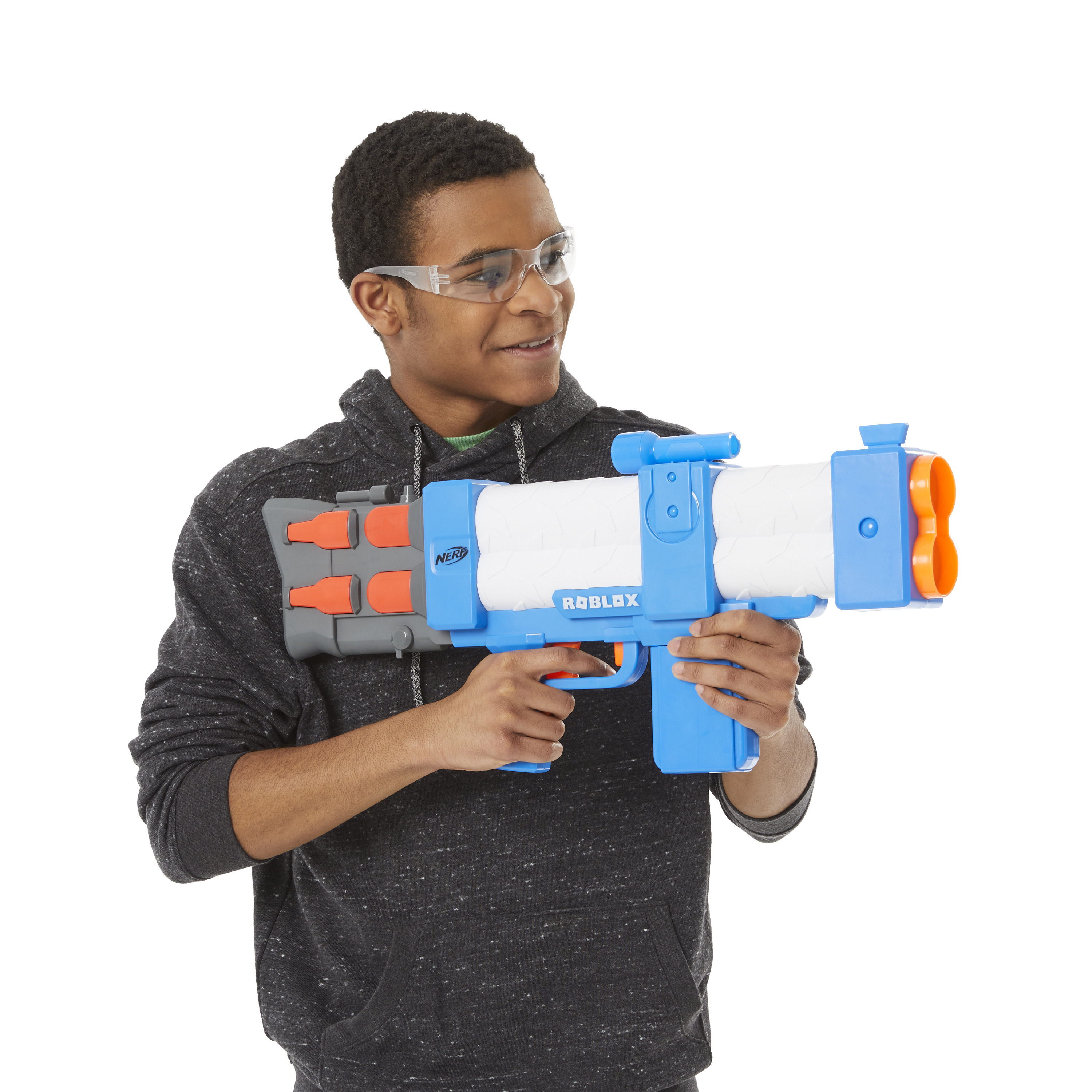 Hasbro Nerf Roblox F2484EU4, Spielzeug-Zerstörer, 8 Jahr(e), 99 Jahr(e), 1,2 kg Arsenal: Pulse Laser Motorized Dart Blaster - 10 Nerf Darts - Clip - Code to Unlock In-Game Virtual Item