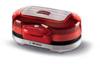 Ariete 0205/00, Rot, Rechteckig, Rost + Blech, 2 Zone(n), Scharnier, 1200 WRot