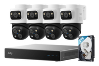 EUFY NVR Security System S4 Max, 8 Kanäle, 3840 x 2160 Pixel, 2 TB, 16 TB, Eufy, Schwarz, Grau, Weiß2TB HDD - AI - 8-Core - PoE
