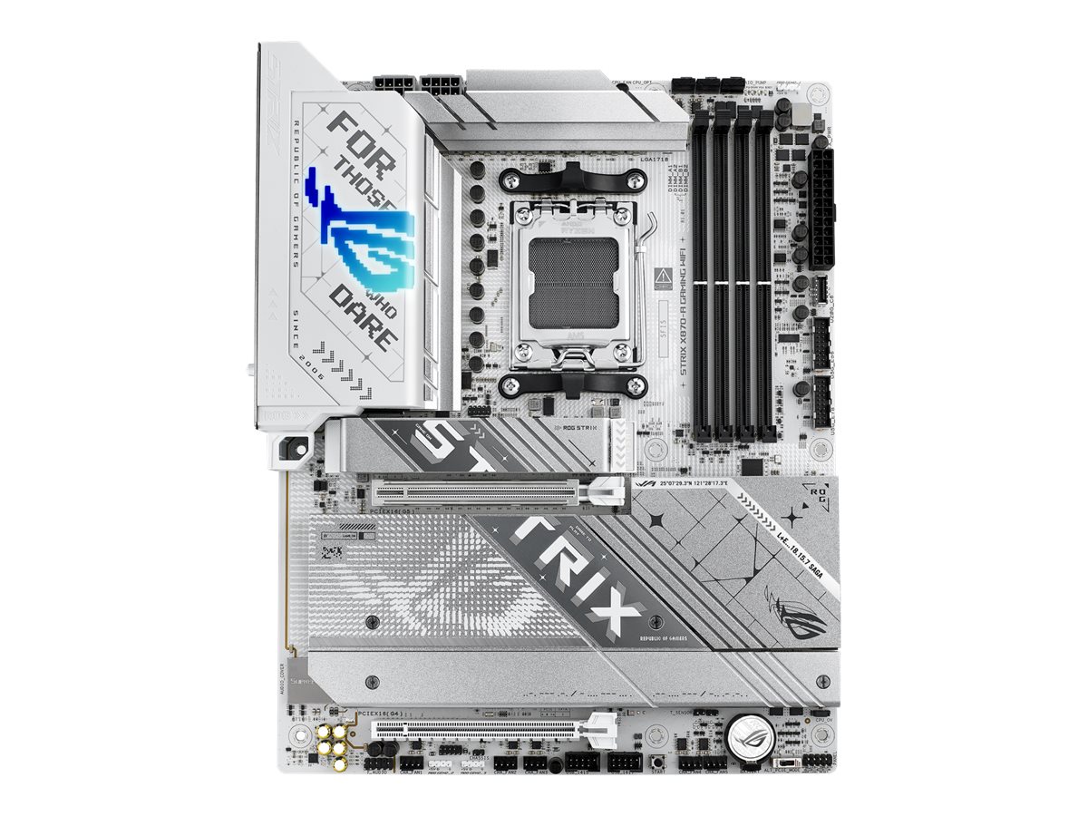 ASUS ROG STRIX X870-A GAMING WIFI - Motherboard - ATX - Socket AM5 - AMD X870 Chipsatz - USB4, USB 3.2 Gen 2, USB-C 3.2 Gen2, USB 3.2 Gen 1, USB-C 3.2 Gen 2x2 - Wi-Fi 7, 2.5 Gigabit LAN, Bluetooth - O