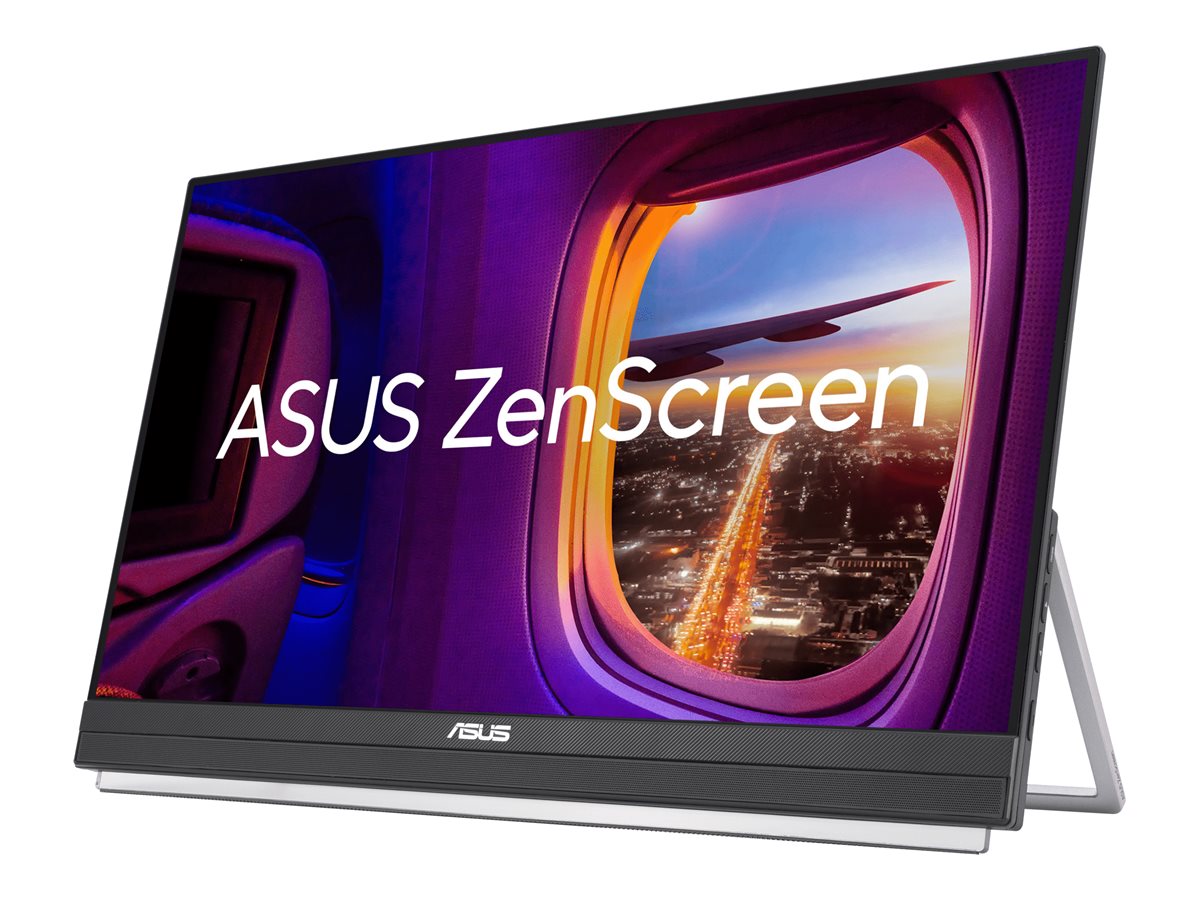 ASUS ZenScreen MB229CF - LED-Monitor - 55.9 cm (22")tragbar - 1920 x 1080 Full HD (1080p) @ 100 Hz - IPS - 250 cd/m² - 1000:1 - 5 ms - HDMI - USB-C - Lautsprecher - Schwarz