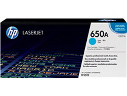 HP 650A - Cyan - original - LaserJet - Tonerpatrone (CE271A)für Color LaserJet Enterprise CP5520 - CP5525 - M750