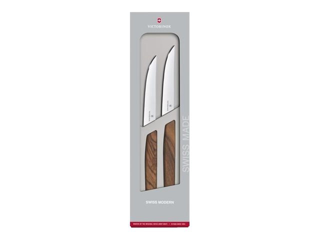 Victorinox Swiss Modern - Steakmesser-Set - 2Stck. - Walnussholz
