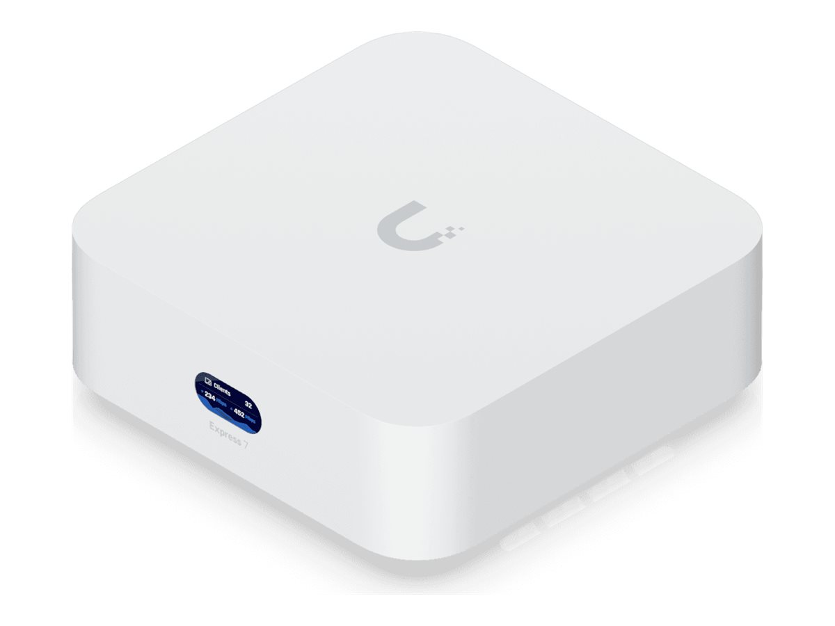 Ubiquiti UniFi Express 7 - Gateway - Wi-Fi 710GbE - 2.5GbE - Wi-Fi 6 - Wi-Fi 7 - 2.4 GHz - 5 GHz - 6 GHz - Desktop