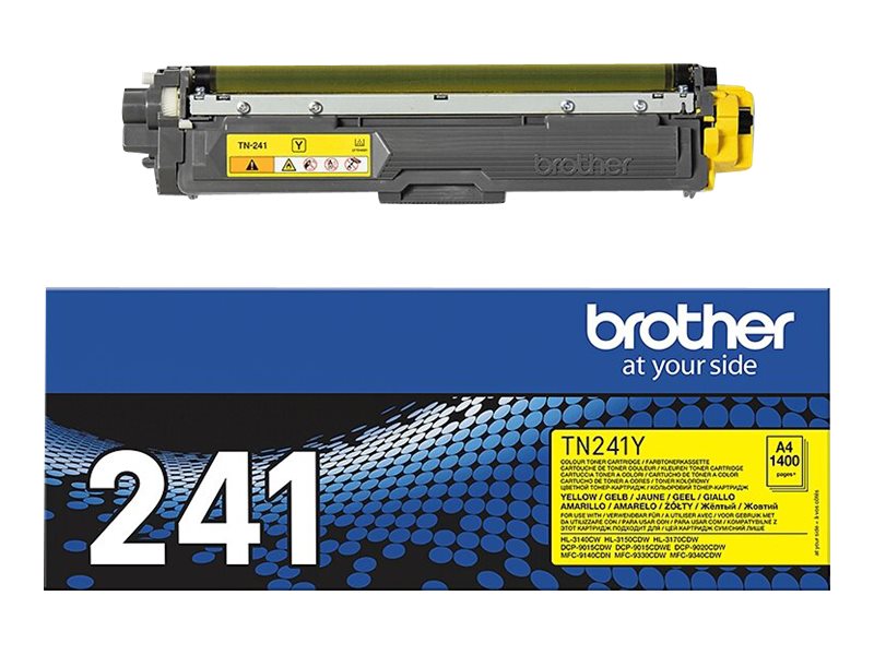 Brother TN241Y - Gelb - original - Tonerpatronefür Brother DCP-9015CDW - DCP-9020CDW - HL-3150CDW - MFC-9140CDN