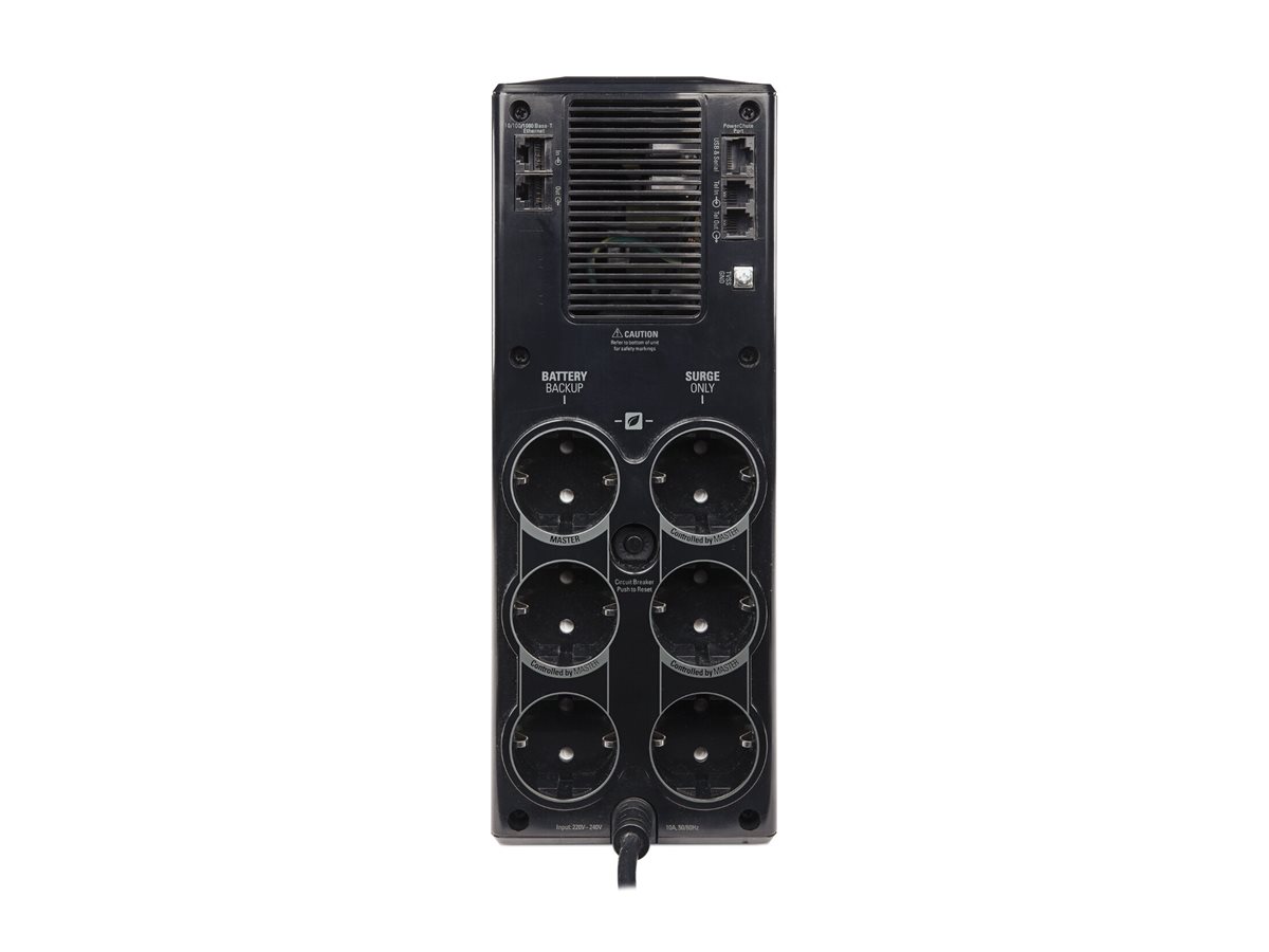 APC Back-UPS Pro 1200 - USV - Wechselstrom 230V - 720 Watt - 1200 VA - USB - Ausgangsanschlüsse: 6