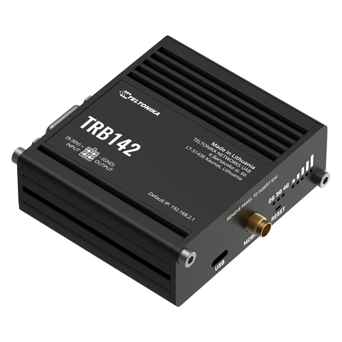 Teltonika TRB142 - Gateway - RS-232, ModbusLTE B1/B20/B28/B3/B7/B8