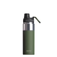 Asobu Alpine Flask, 530 ml, Wandern, Grün, Edelstahl, Erwachsener, Mann/Frau