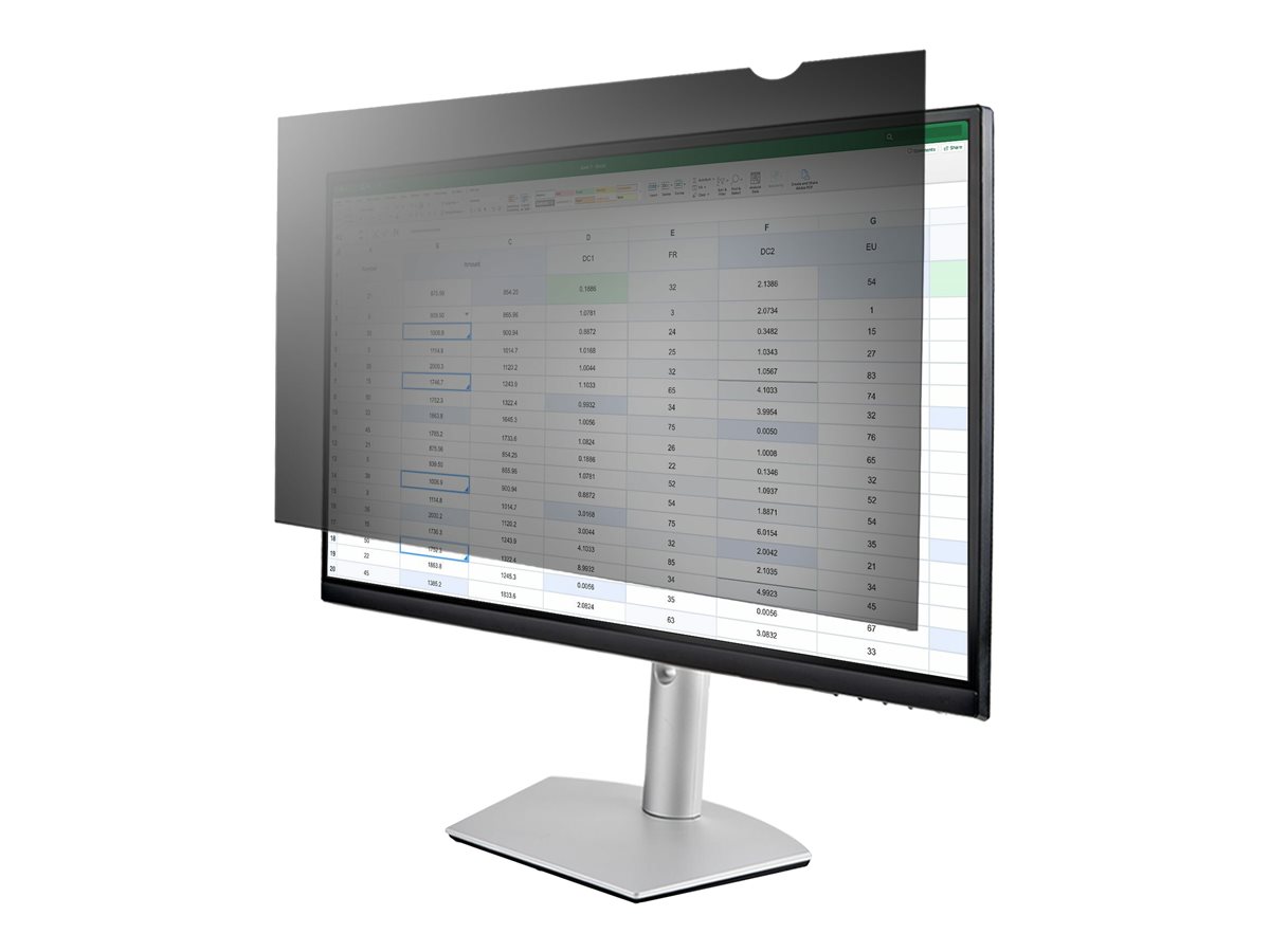 StarTech.com 28" 16:9 Monitor Blickschutzfilter, Blaulichtfilter - Blickschutzfilter für Notebook (horizontal)71.12 cm (28 Zoll Breitbild) - durchsichtig