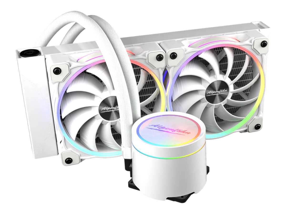 Alpenföhn Gletscherwasser 240 - Prozessor-Flüssigkeitskühlsystem - Kühlergröße: 240 mm - (für: LGA1156, AM2, AM2+, LGA1366, AM3, LGA1155, AM3+, LGA2011, FM1, LGA1150, LGA2011-3, LGA1151, AM4, LGA2066,