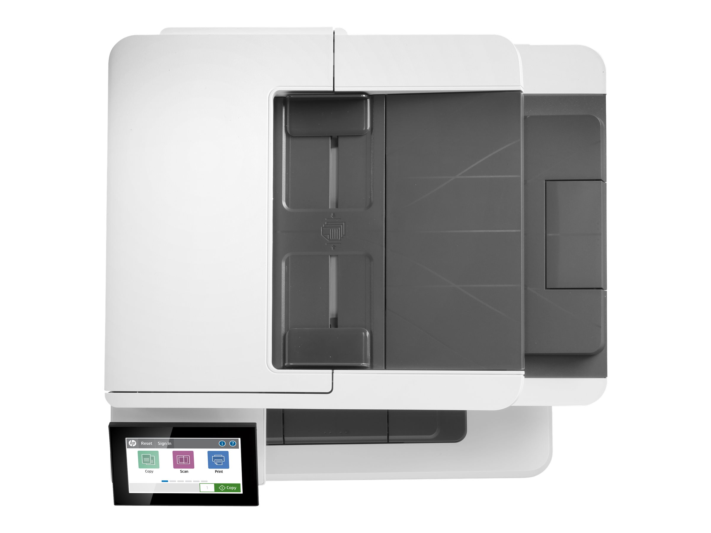 HP LaserJet Enterprise MFP M430f - Multifunktionsdrucker - s/w - Laser - 216 x 297 mm (Original)A4 (Medien) - bis zu 38 Seiten/Min. (Kopieren) - bis zu 40 Seiten/Min. (Drucken) - 350 Blatt - 33.6 Kbps