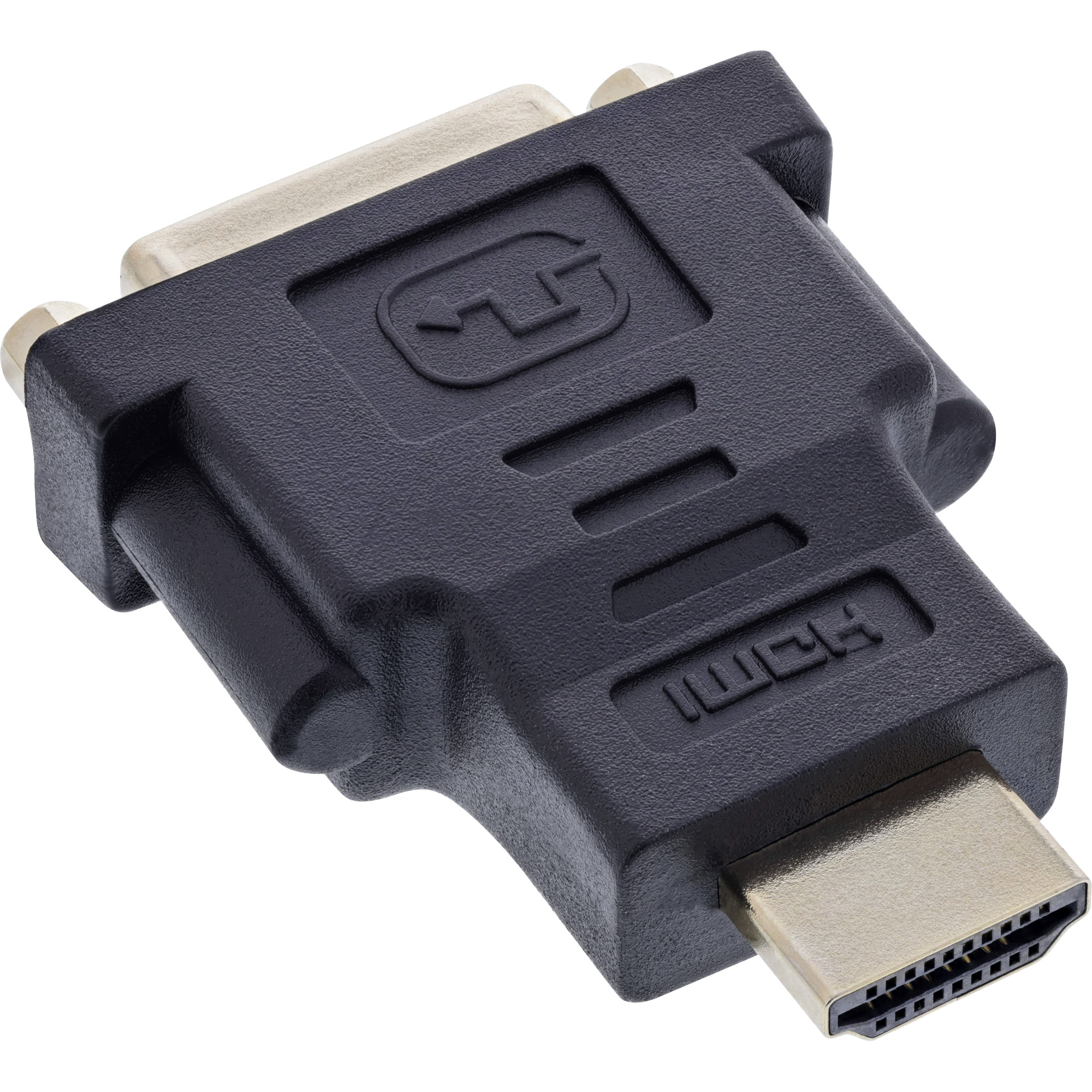 InLine HDMI-DVI Adapter - HDMI Stecker auf DVI Buchse - 4K2Kzu DVI-D weiblich