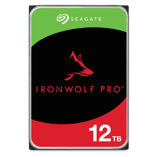 Seagate IronWolf Pro ST12000NT001 - Festplatte - 12 TB - intern - 3.5" (8.9 cm)SATA 6Gb/s - 7200 rpm - Puffer: 256 MB - mit 3 Jahre Seagate Rescue Datenwiederherstellung