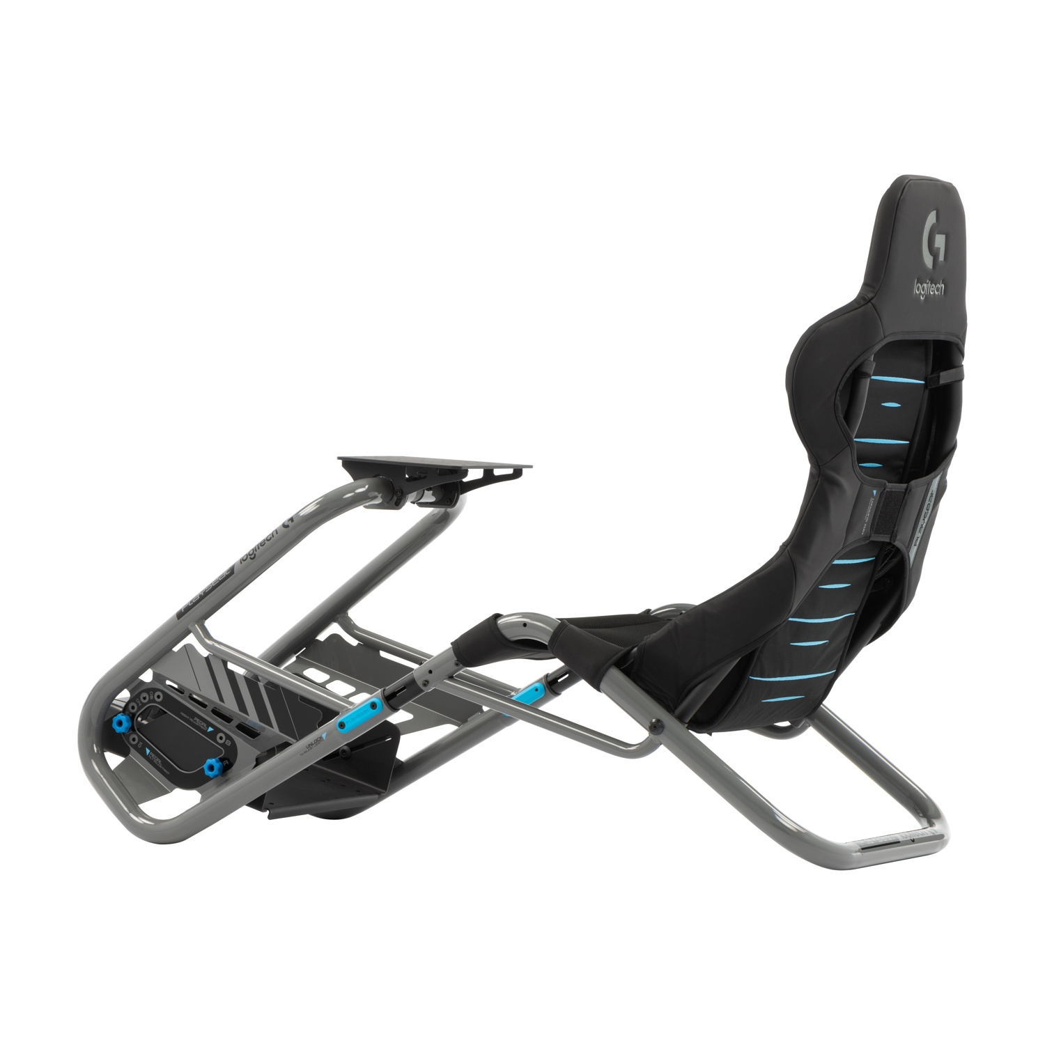Playseat Trophy Logitech G Edition - Rennsimulator-Cockpit - legierter Stahl, ActiFit, Raumfahrt-Aluminium - Grau