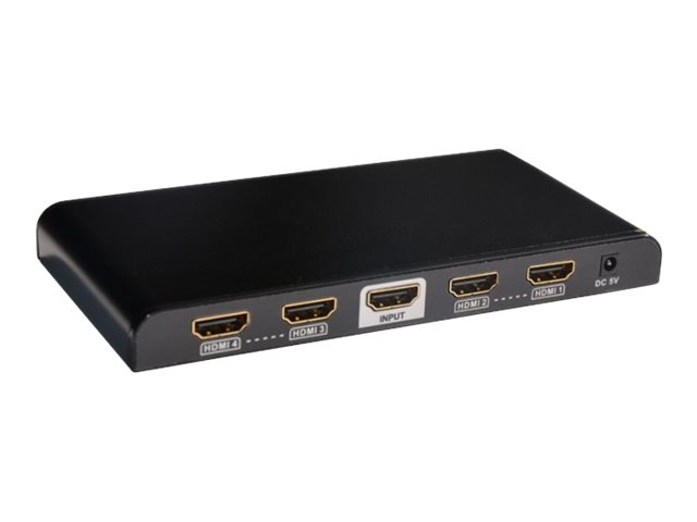 Techly 1 x 4 HDMI Splitter 4K x 2K - Video-/Audio-Splitter4 x HDMI - Desktop