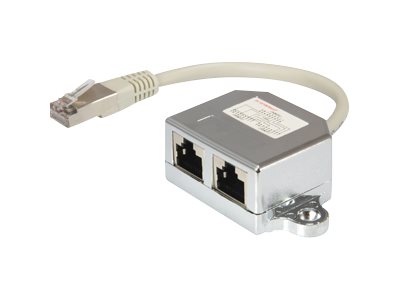 Equip Life - Netzwerk-Splitter - RJ-45 (W) zu RJ-45 (M)15 cm - abgeschirmt - CAT 5e - Passiv - Silber