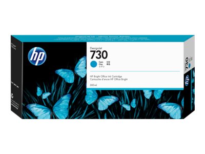 HP 730 - 300 ml - mit hoher Kapazität - Cyanoriginal - DesignJet - Tintenpatrone - für DesignJet SD Pro MFP - T1600 - T1600dr - T1700 - T1700dr - T1708 - T1708dr - T2600 - T2600dr
