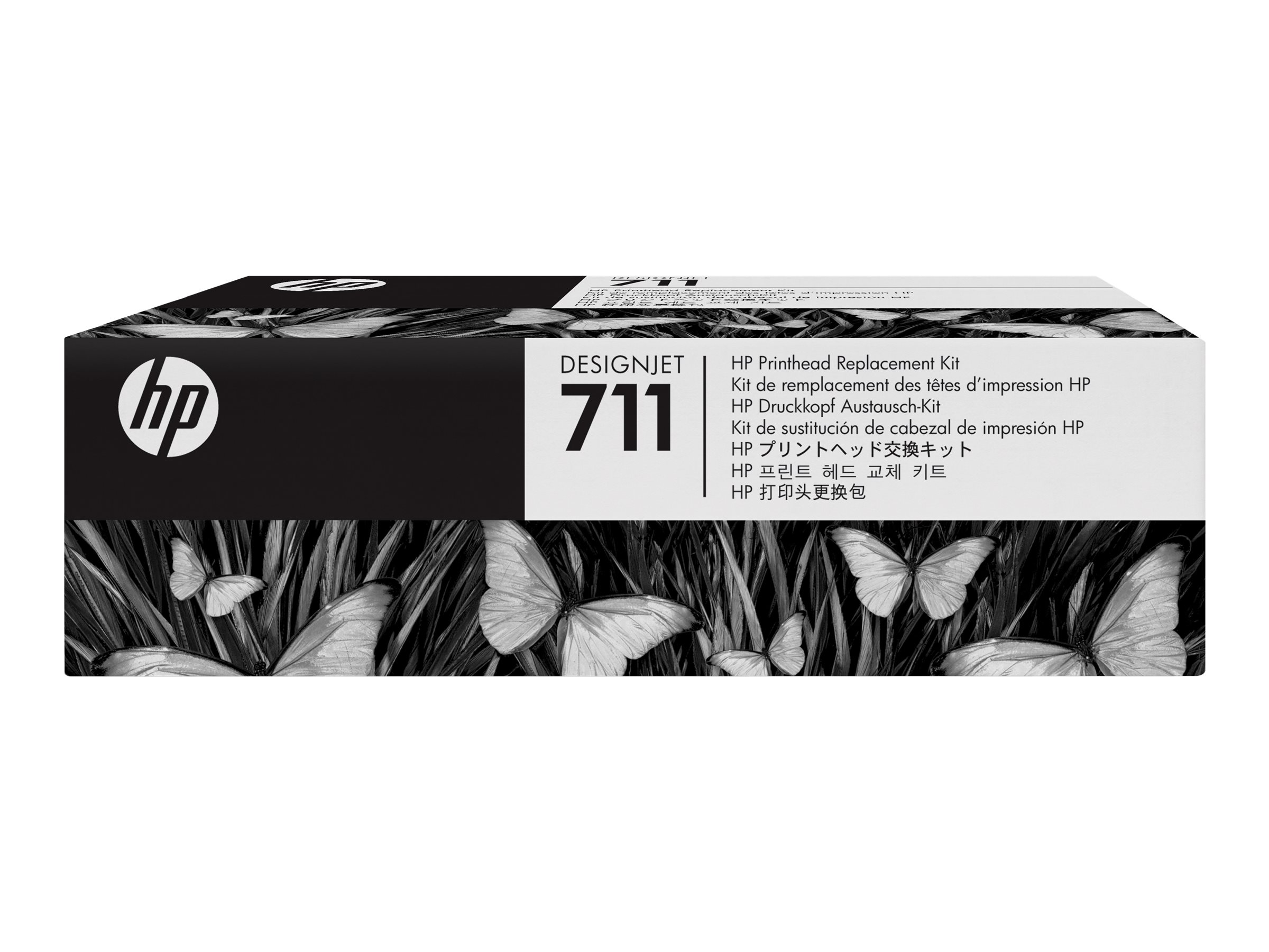 HP 711 - Schwarz, Gelb, Cyan, Magenta - Druckkopffür DesignJet T100 - T120 - T120 ePrinter - T125 - T130 - T520 - T520 ePrinter - T525 - T530