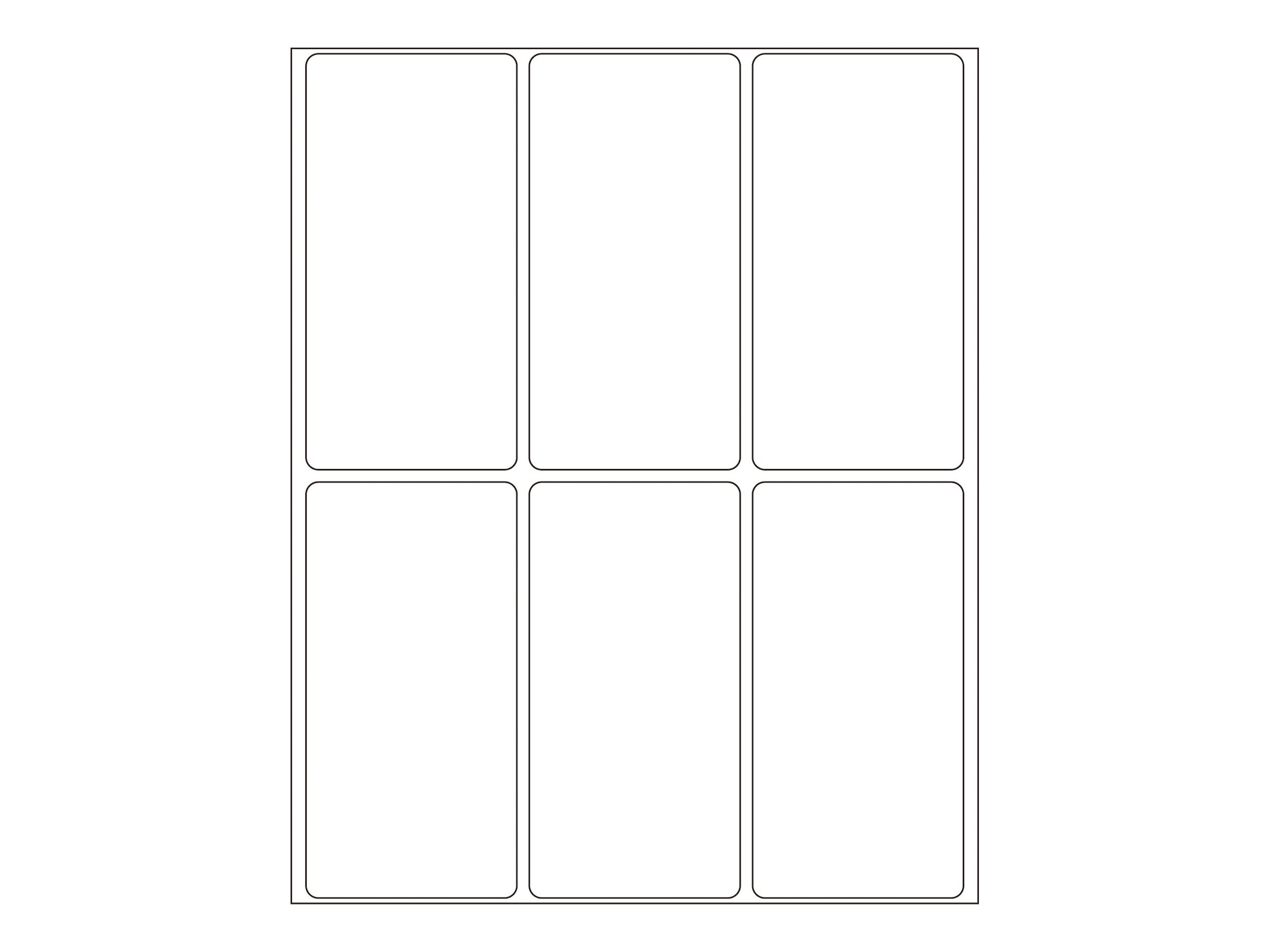 HERMA Movables - Selbstklebend - weiß - 34 x 67 mm 192 Stck. (32 Bogen x 6 EtikettenAblösbare Vielzwecketiketten 34 x 67 mm - weiß - zur Handbeschriftung