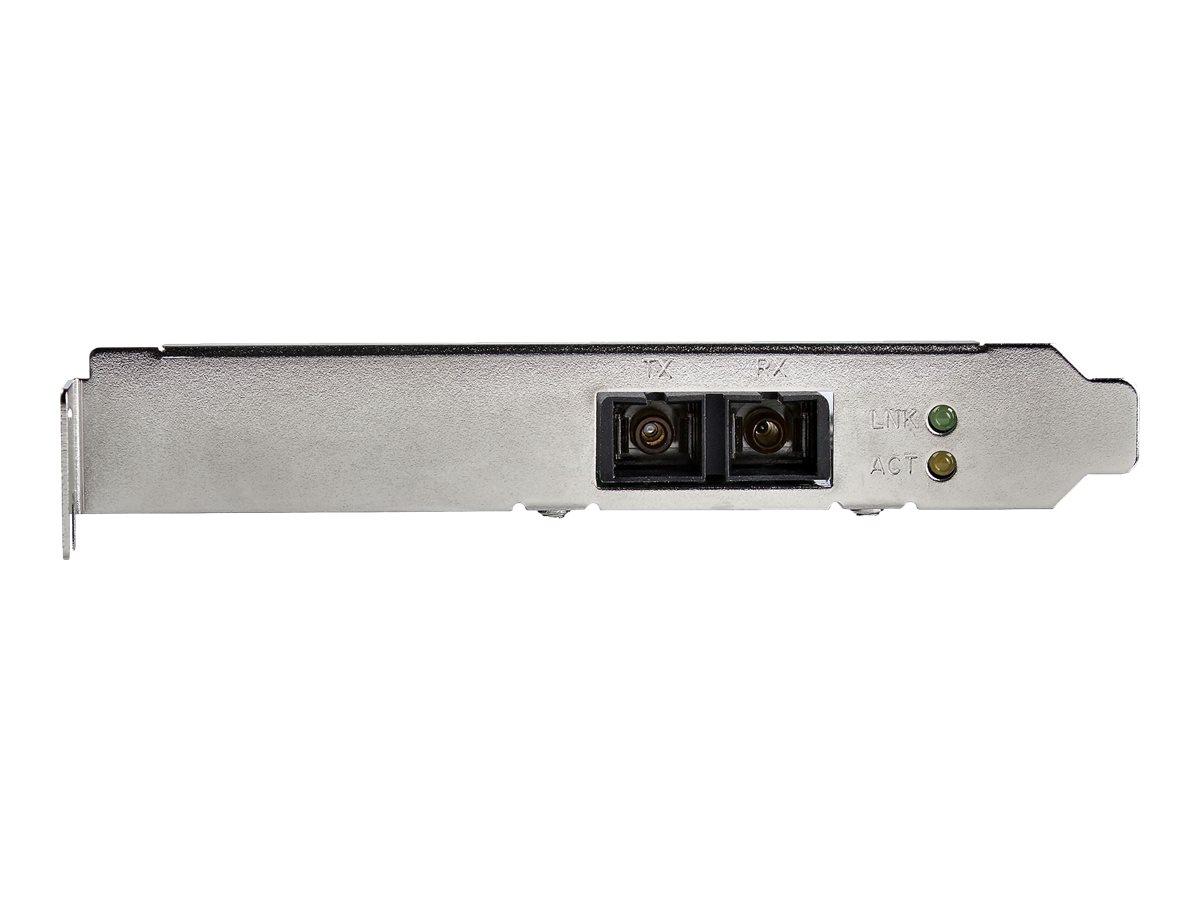 StarTech.com LWL / Glasfaser PCI Express GigabitNetzwerkkarte - SC Fibre Channel Multimode NIC - 550m - Netzwerkadapter - PCI Express x1 - 1000Base-FX