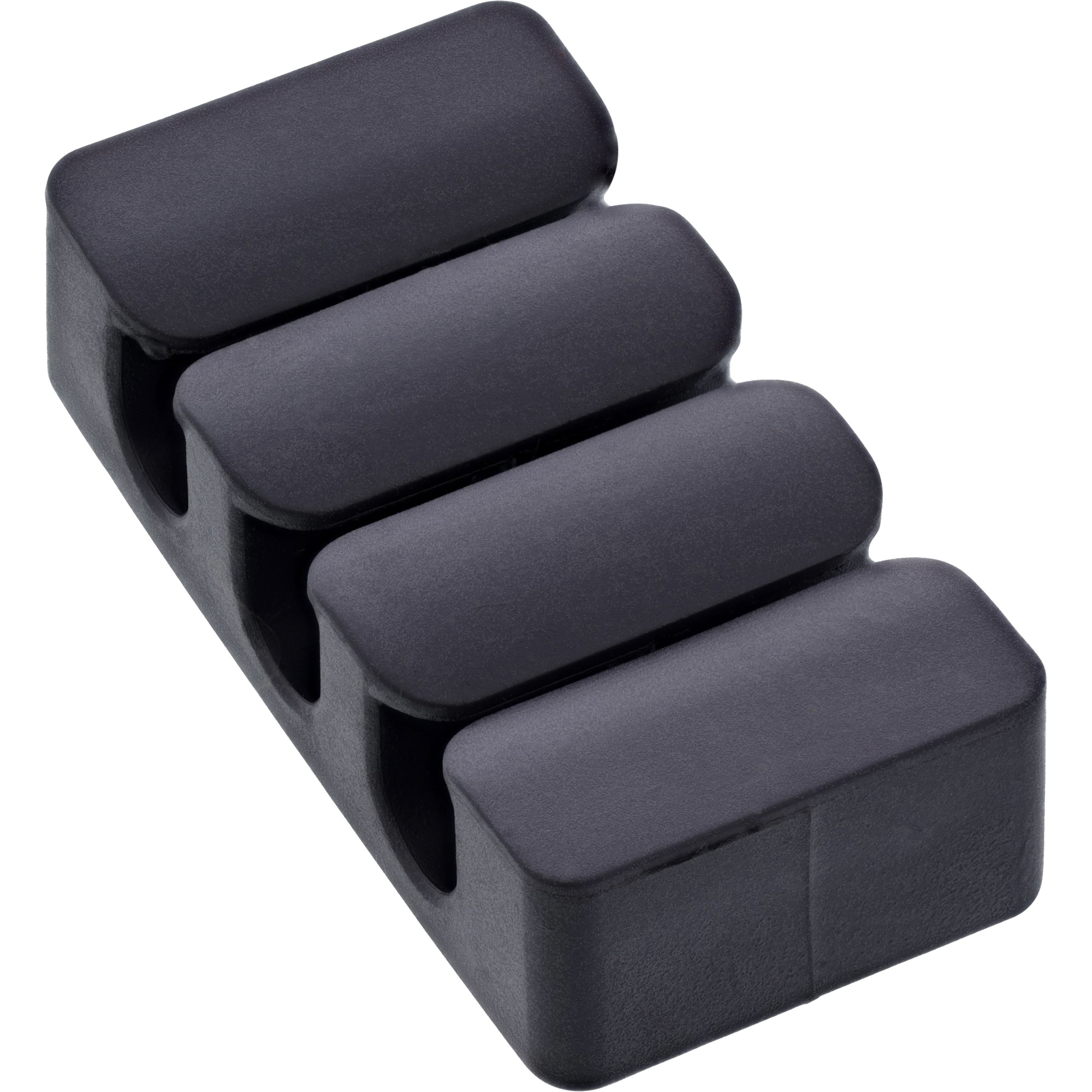 InLine 5er Pack Kabelclip - 3-fach - selbstklebend - schwarz5er Pack InLine Kabelclip - 3-fach - selbstklebend - schwarz