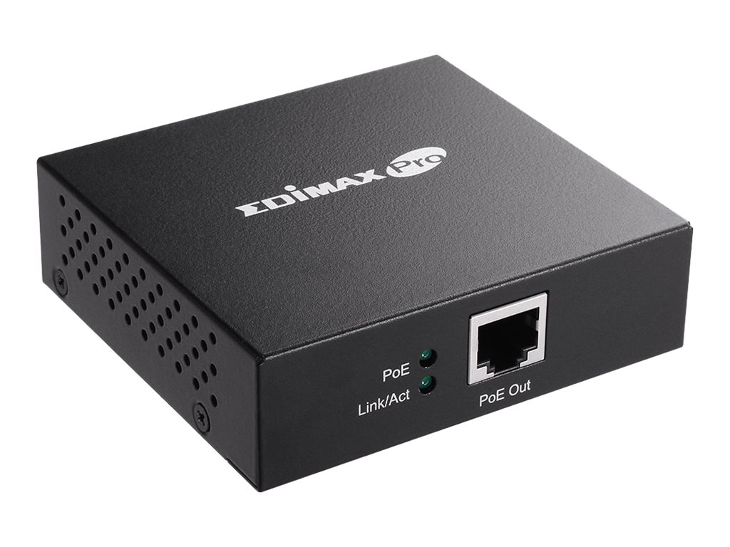 Edimax Pro IEEE 802.3at Gigabit PoE+ ExtenderRepeater - 1GbE - 10Base-T - 100Base-TX - 1000Base-T - RJ-45 / RJ-45 - bis zu 100 m