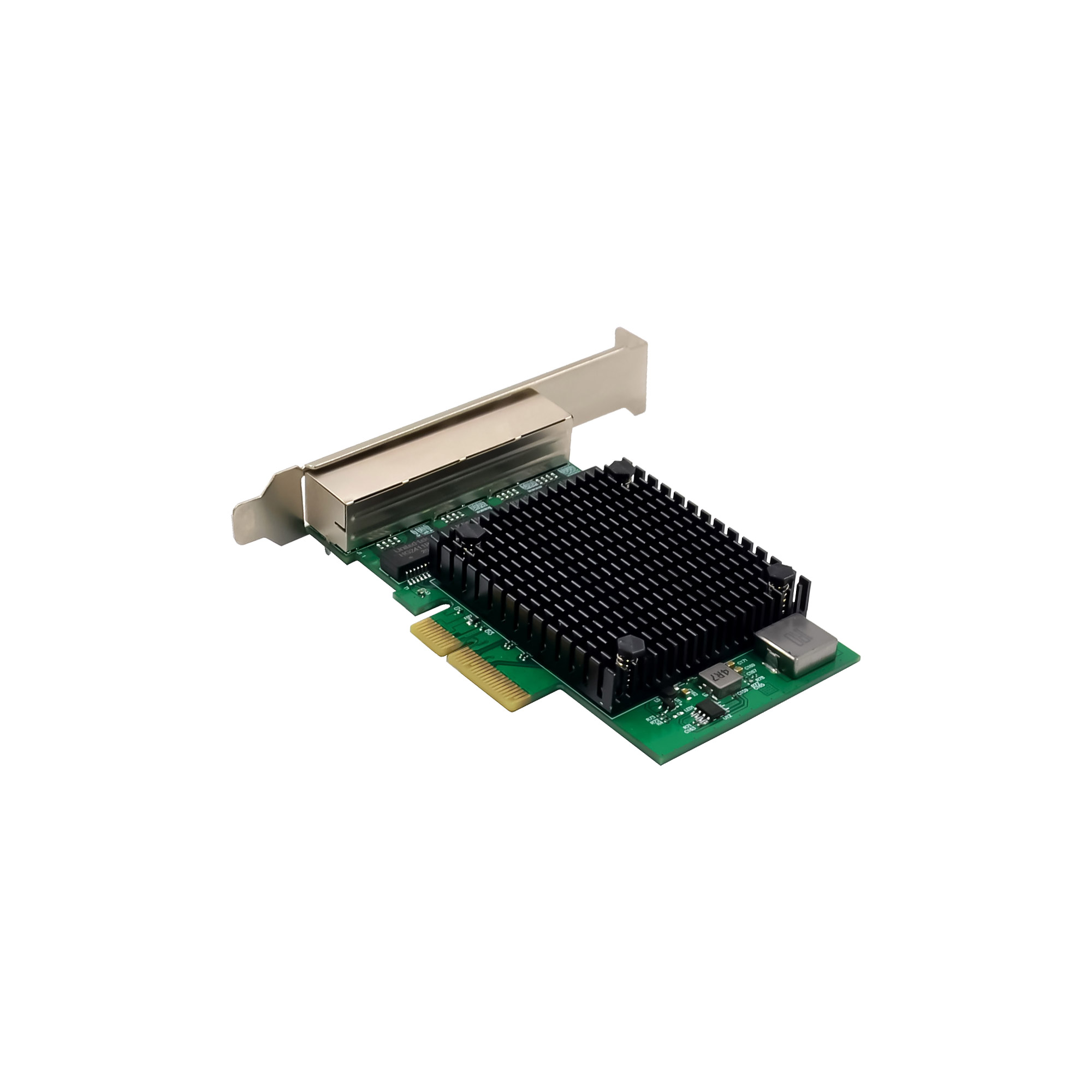 InLine Quad Netzwerkkarte - PCIe x4 - 4-Port RJ45 2,5Gb/s - inkl. low profile10/100/1000/2500Base-T x 4
