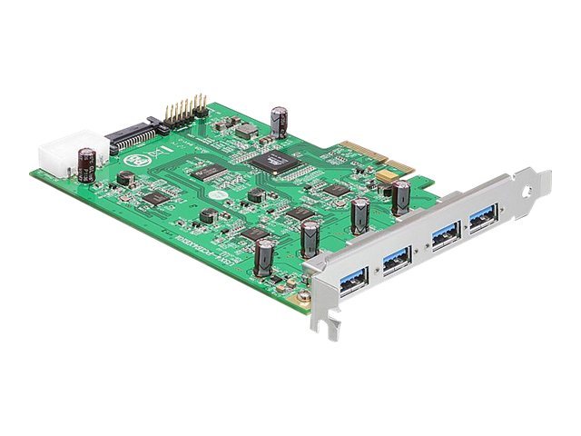 Delock PCI Express Card x4 > 4 x External - USB-AdapterPCIe 2.0 x4 - USB 3.0 x 4
