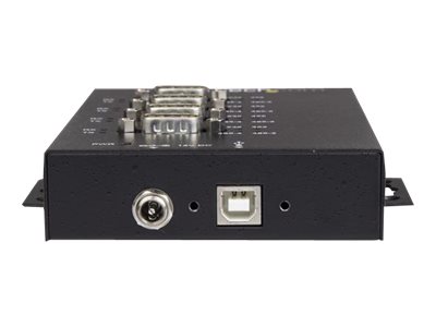 StarTech.com Startech 4 Port Serieller Hub, USB auf RS232/RS485/RS422 Adapter - Industrieller USB 2.0 auf DB9 Konverter Hub - IP30 Schutzklasse - Hutschienenmontierbar, 15kV ESD Schutz (ICUSB234854I)S