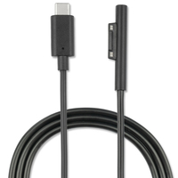 4smarts 468683, Sync-/Ladekabel, Microsoft, Surface Pro 6 Pro 5 Pro 4 Pro 3, Surface Book, Surface Go, Surface Laptop, Schwarz, 1 m, 20 gUSB-C to Microsoft Surface Connect Cable 5A 1m black