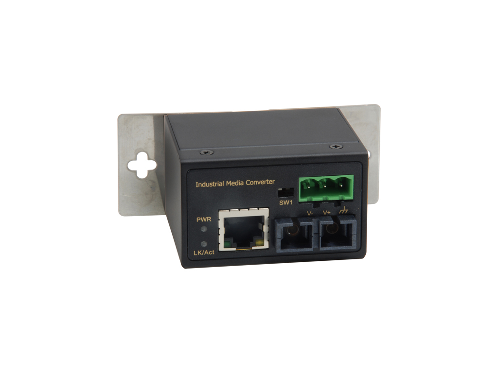 LevelOne IEC-4001 - Medienkonverter - 100Mb LAN10Base-T - 100Base-FX - 100Base-TX - RJ-45 / SC multi-mode - bis zu 2 km