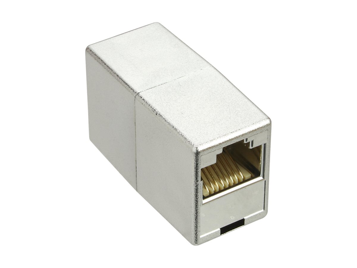 InLine Cat.5e Patchkabelkupplung 2x RJ45 Buchse - metallisiert geschirmtabgeschirmt - CAT 5e