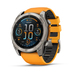 Garmin fenix 8 Amoled Graphit/Titanium Titan Silikon-Armband