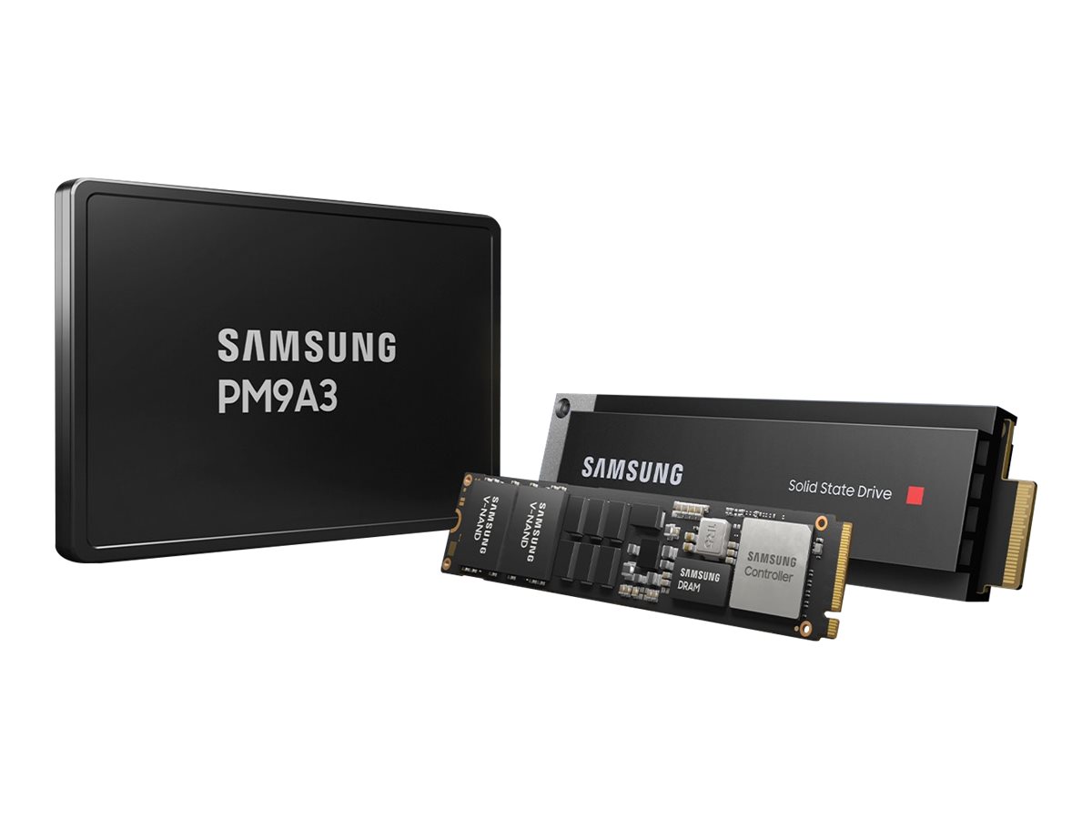 Samsung PM9A3 MZQL21T9HCJR - SSD - 1.92 TB - intern - 2.5" (6.4 cm)U.2 PCIe 4.0 x4 (NVMe)