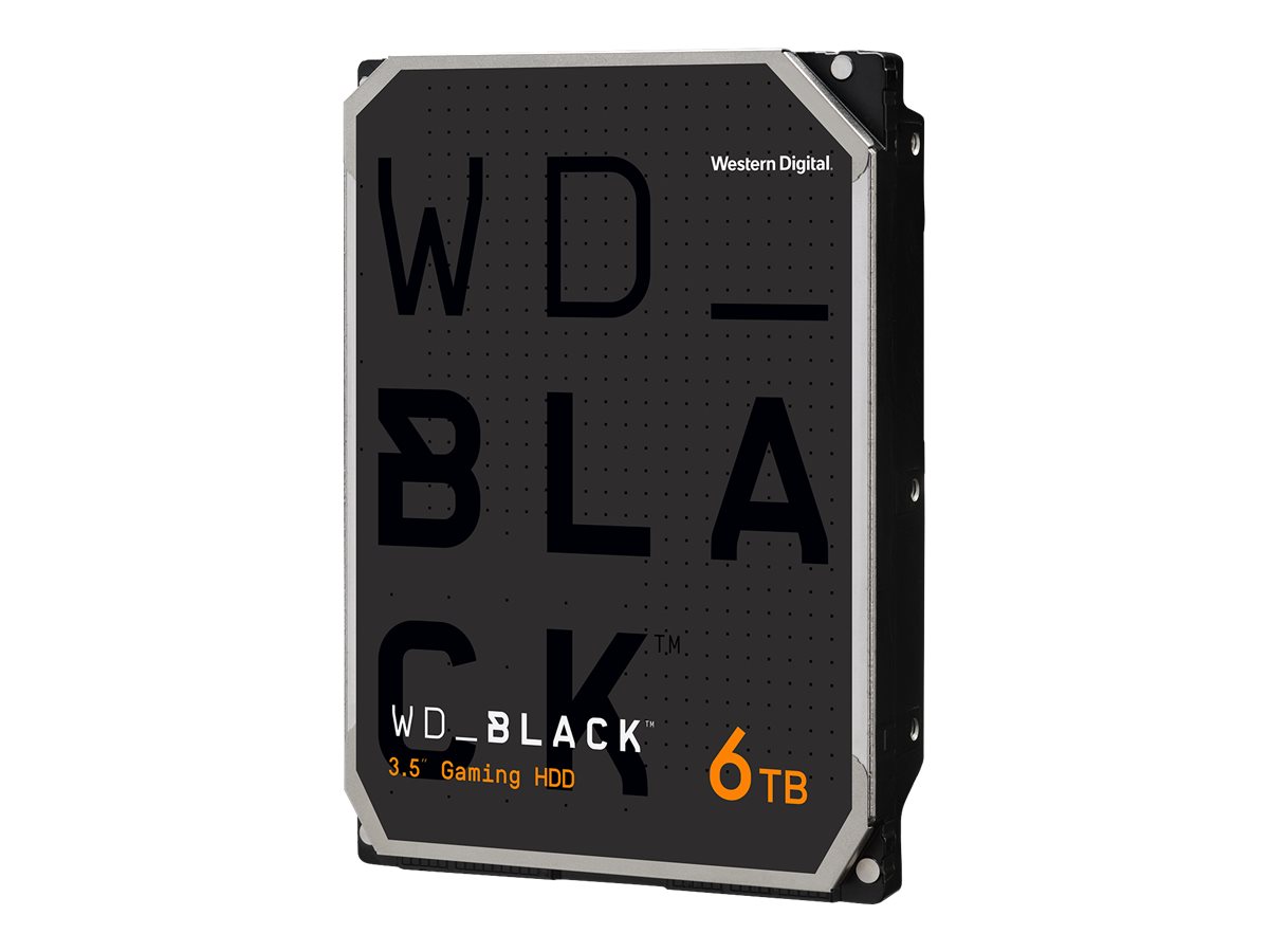 WD_BLACK WD6004FZWX - Festplatte - 6 TB - intern - 3.5" (8.9 cm)SATA 6Gb/s - 7200 rpm - Puffer: 128 MB