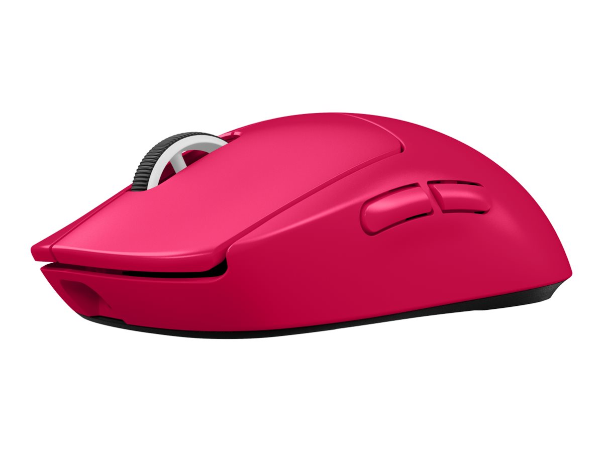 Logitech G PRO X SUPERLIGHT 2 - Maus - Gamingoptisch - 5 Tasten - kabellos - 2.4 GHz - USB Logitech LIGHTSPEED Empfänger - pink