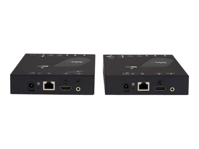 StarTech.com Startech HDMI über IP Extender Kit - Video overIP Externeder mit Videowand unterstützung - HDMI Extender / Verlängerung - 4K - Video- - Audio- - Infrarot- und serielle Erweiterung - 1GbE