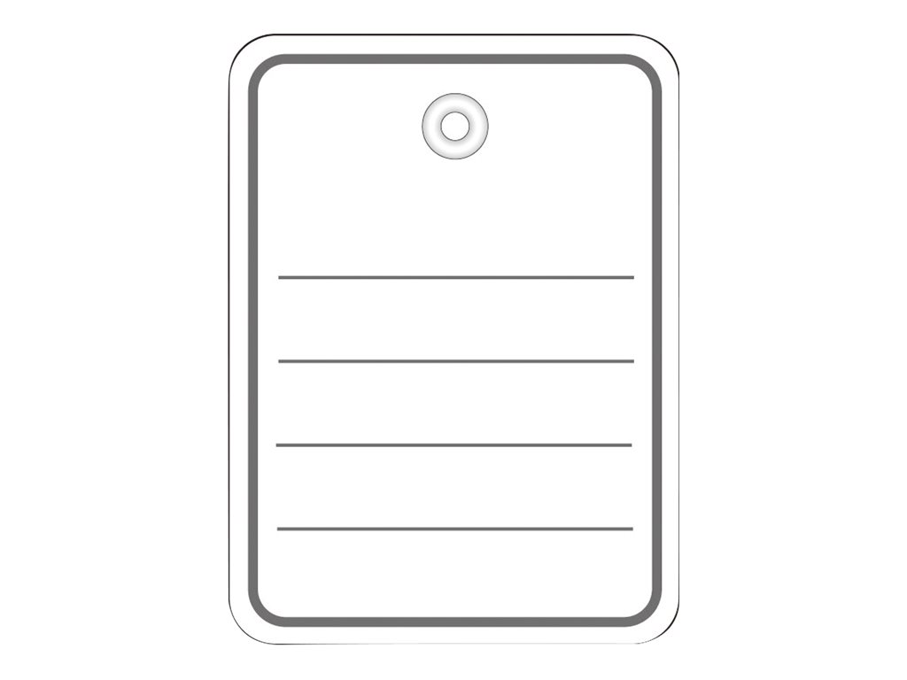 HERMA Merchandise tag - Weiß - 48 x 65 mm 1000Etikett(en) Namensetiketten