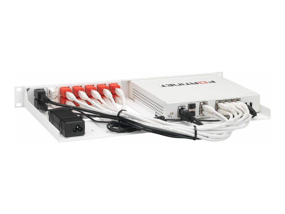 Fortinet Rackmount.IT RM-FR-T15 - Montagesatz für Netzwerkgeräte - Rack montierbar - RAL 9003 - 1U - 48.3 cm (19")für Fortinet FortiGate 80F - 81F