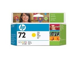 HP 72 - 130 ml - Gelb - original - DesignJetTintenpatrone - für DesignJet T1100 - T1100ps - T1200 - T1200ps - T1300 - T610 - T620 - T770 - T790