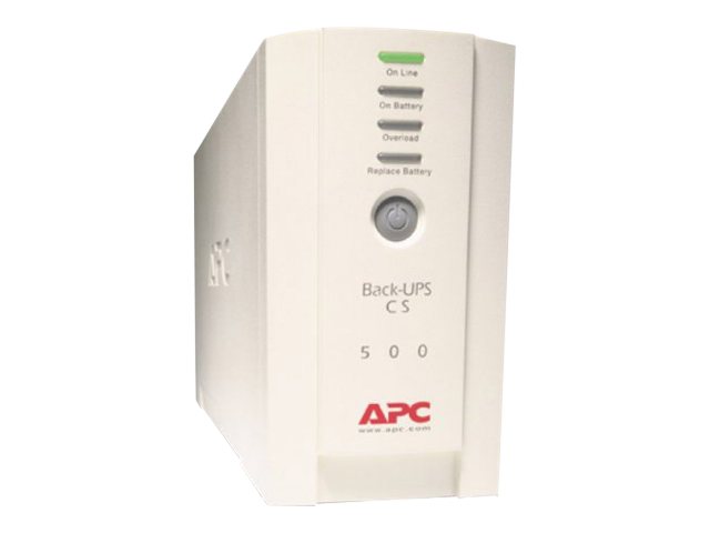 APC Back-UPS CS 500 - USV - Wechselstrom 230V - 300 Watt - 500 VA - RS-232 - USB - Ausgangsanschlüsse: 4 - beige