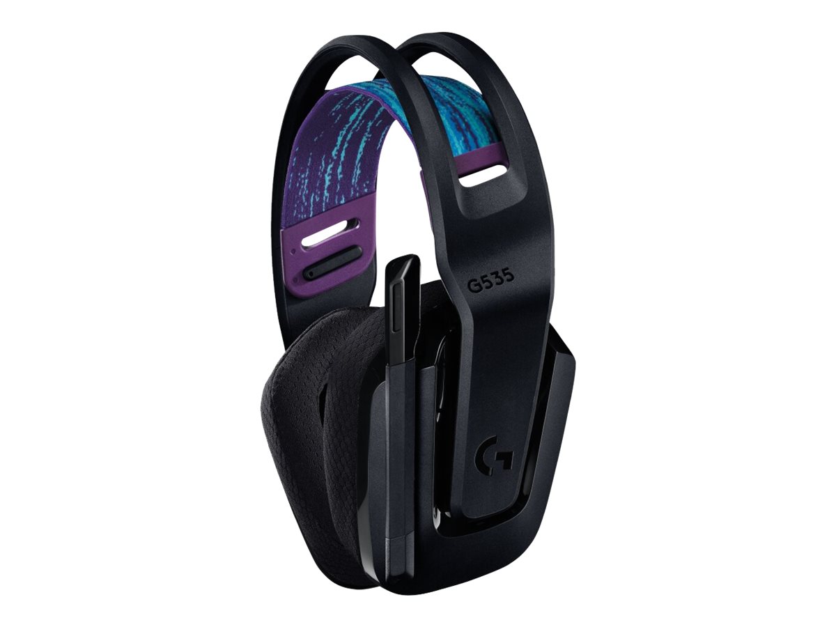 Logitech G G535 LIGHTSPEED Wireless Gaming HeadsetHeadset - ohrumschließend - LIGHTSPEED - kabellos - Schwarz - Discord-zertifiziert