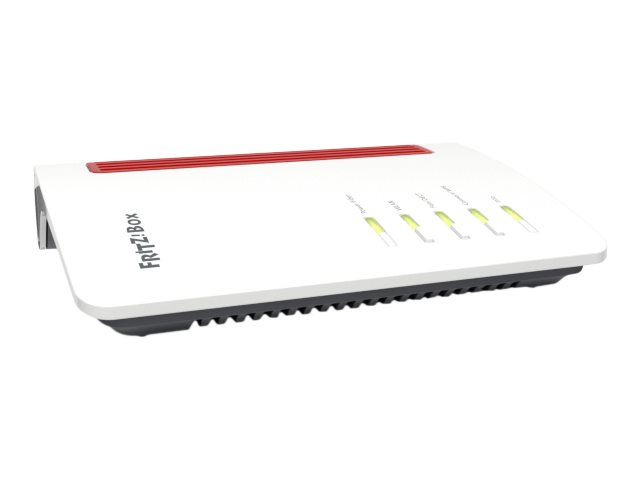 FRITZ! Box 5530, Wi-Fi 6 (802.11ax), Dual-Band (2,4 GHz/5 GHz), Ethernet/LAN, Weiß, Tabletop-Router Glasfaseranschlüsse bis 1.000 MBit/s (AON/GPON) - Wi-Fi 6 (WLAN AX) bis 2.400 MBit/s + 600 MBit/s -