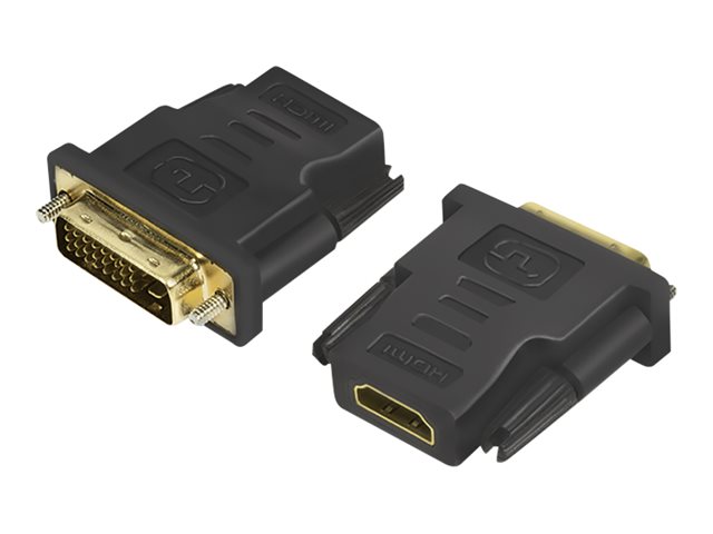 LogiLink HDMI to DVI Adapter, HDMI 19-pin female, DVI-D (24+1) male, SchwarzKonsolidierungspunkt-Patchkabel - Cat.6A - S/FTP - grau - 15 m