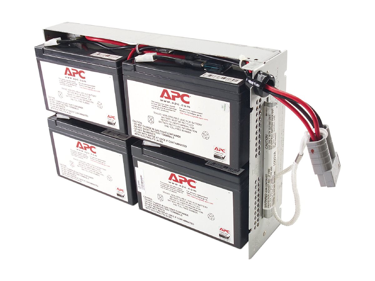 APC Replacement Battery Cartridge #23 - USV-AkkuBleisäure - Schwarz - für P/N: SUA1000R2ICH - SUA1000RM2UTW - SUA1000RMI2U(P) - SUA1000RMI2U-3XW - SUA1000RMI2U-5XW
