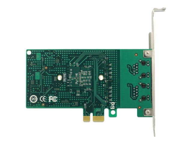 Delock PCI Express Card > 2 x Gigabit LAN - NetzwerkadapterPCIe 2.0 Low-Profile - Gigabit Ethernet x 2